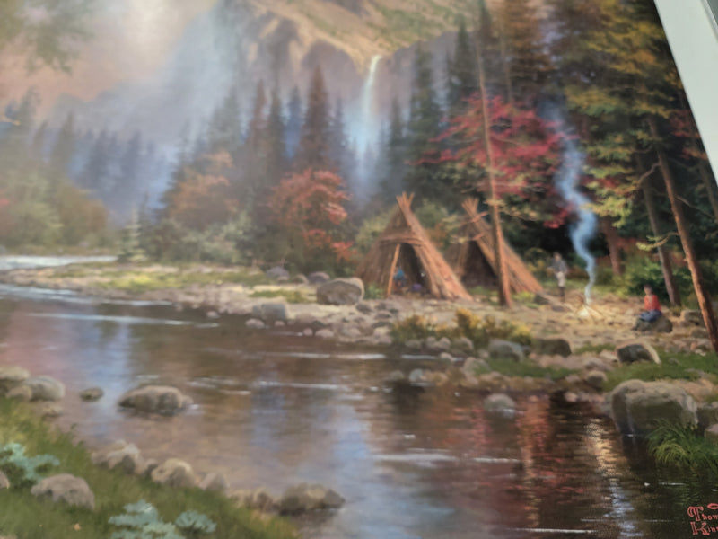 Mountains Declare His Glory (Small) by Thomas Kinkade Limited Edition