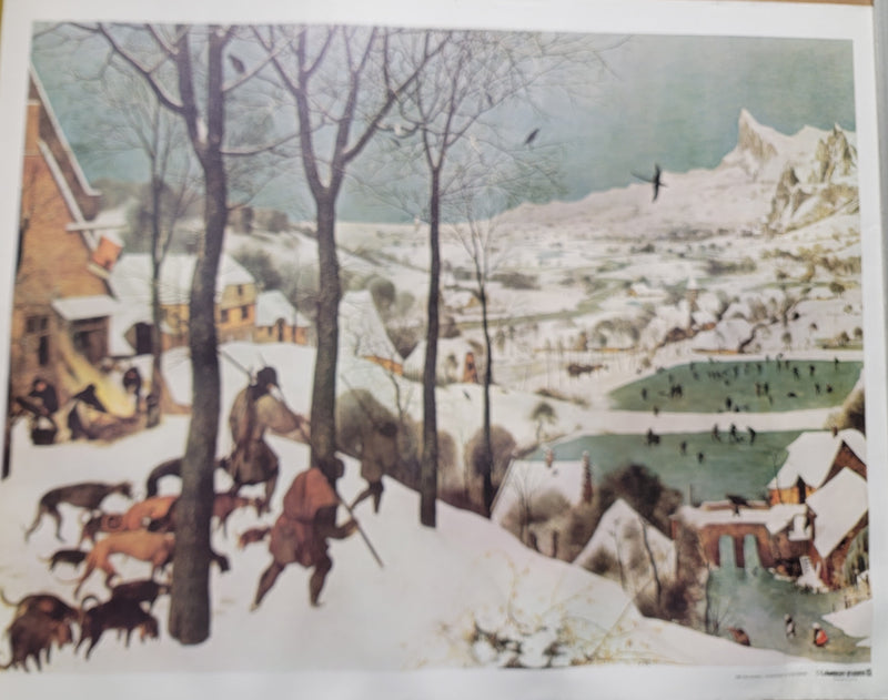 Hunters in the Snow by Bruegel Giclee on Canvas