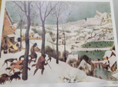 Hunters in the Snow by Bruegel Giclee on Canvas