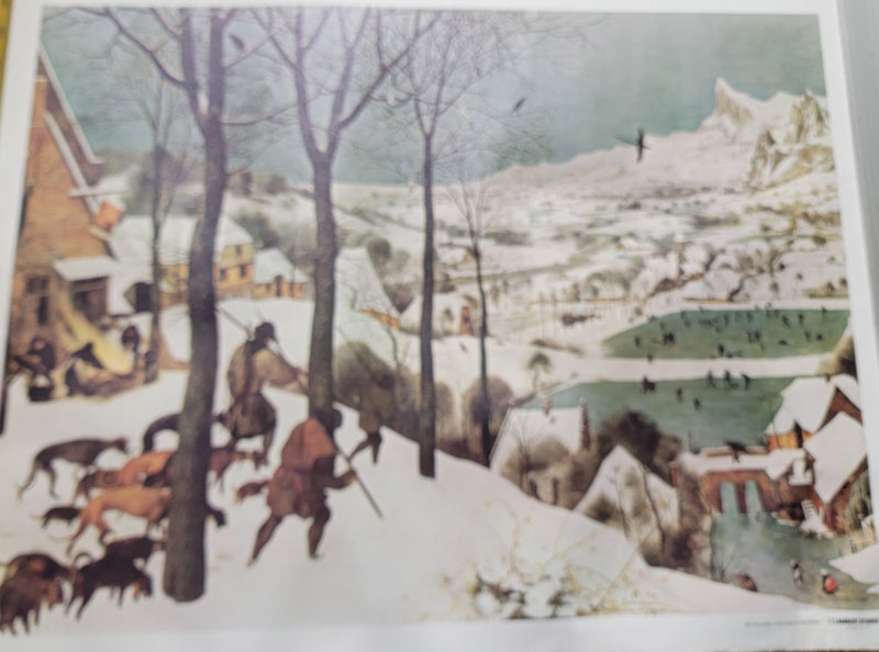 Hunters in the Snow by Bruegel Giclee on Canvas