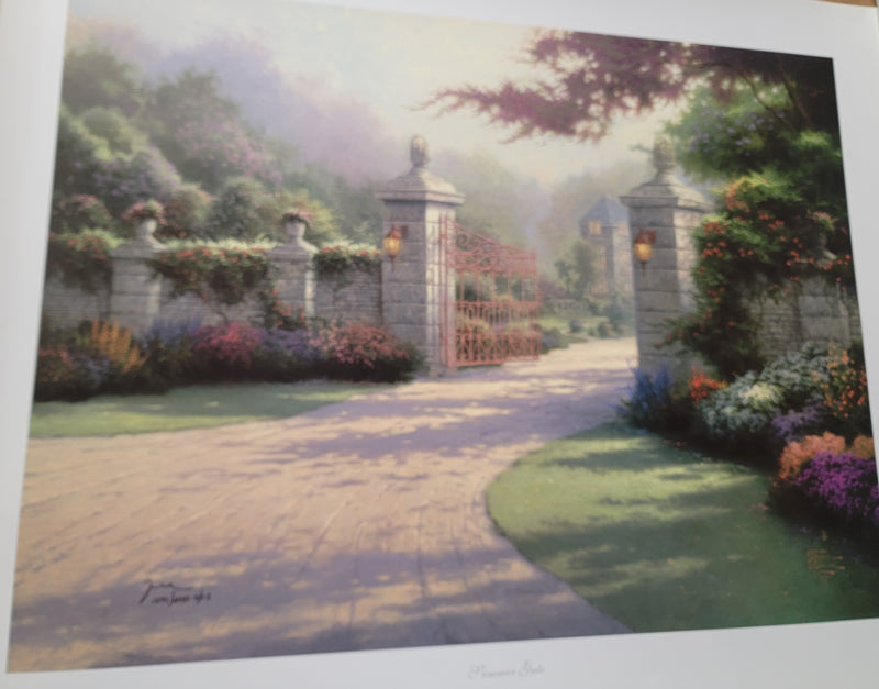 Summer Gate ( Small ) by Thomas Kinkade Limited Edition