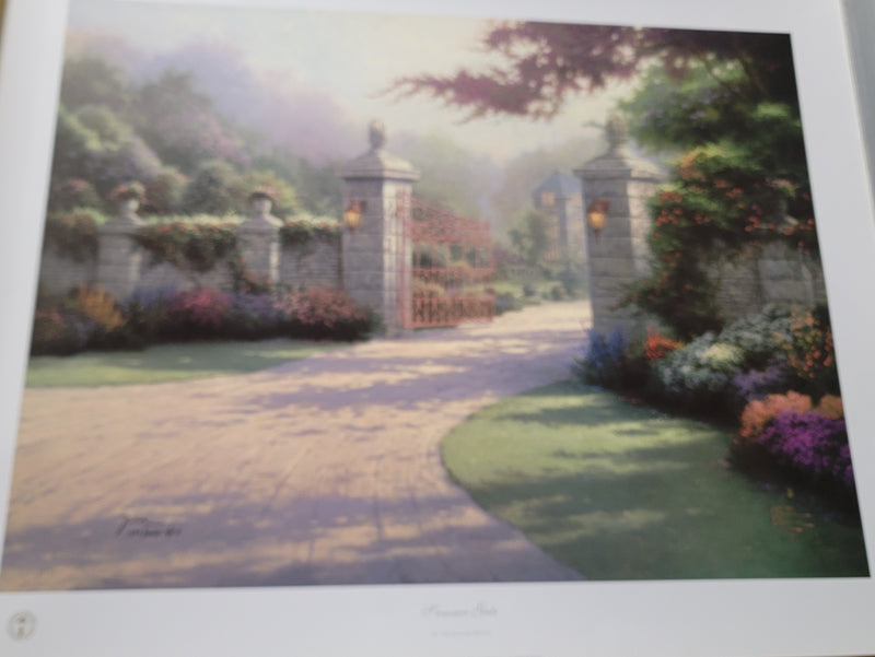 Summer Gate ( Small ) by Thomas Kinkade Limited Edition