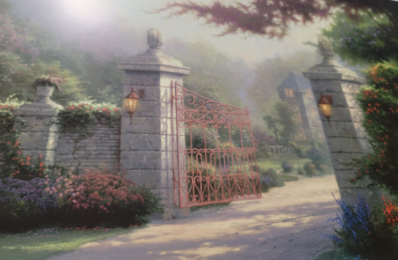 Summer Gate ( Small ) by Thomas Kinkade Limited Edition