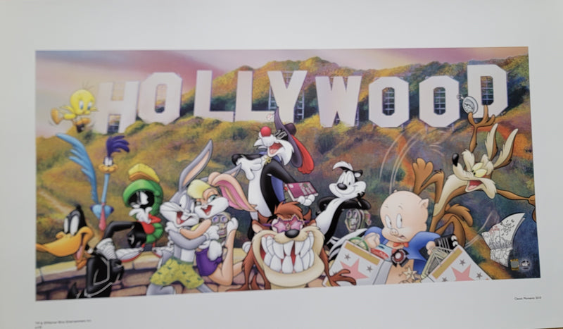 Toons go to Hollywood Warner Brothers Studios Giclee