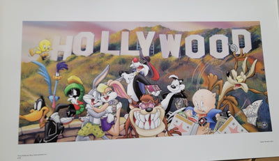 Toons go to Hollywood Warner Brothers Studios Giclee