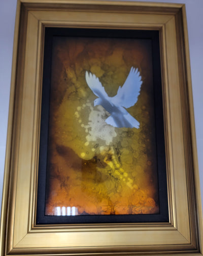 Heaven's Dove by Chris Derubeis Mixed Media