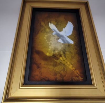 Heaven's Dove by Chris Derubeis Mixed Media