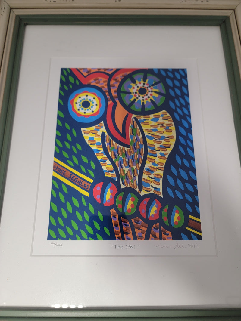 The Owl by Mike Segal Giclee on Paper