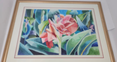 Canna Lily #2 by Linda Bastian Offset Lithograph