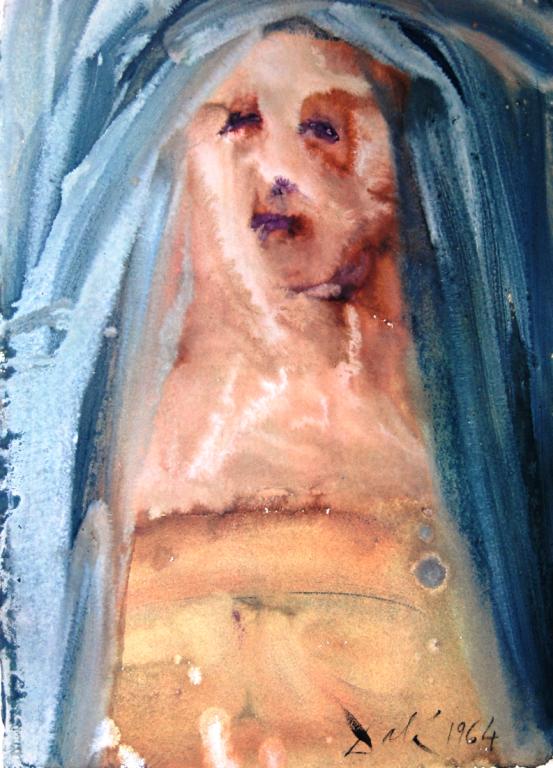 Biblia Sacra, Salvador Dali: Lament, Virgin, Girded With Sackcloth 2-18