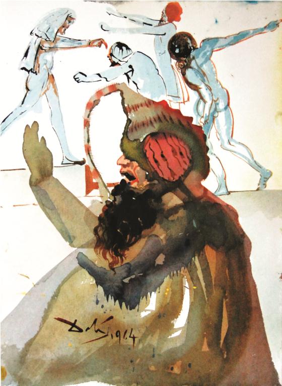 Biblia Sacra, Salvador Dali: Joseph and His Brother in Egypt 1-15