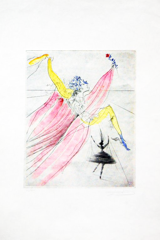 Terpsichore (Deeese de la Danse) Salvador Dali Hand Signed