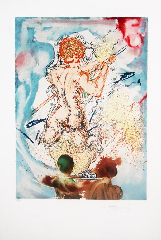 Sinbad the Sailor by Salvador Dali Hand Signed