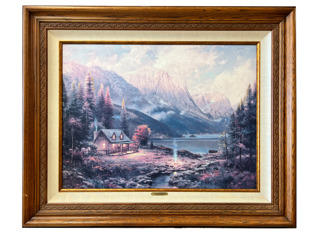 Limited sale edition thomas kinkade painting